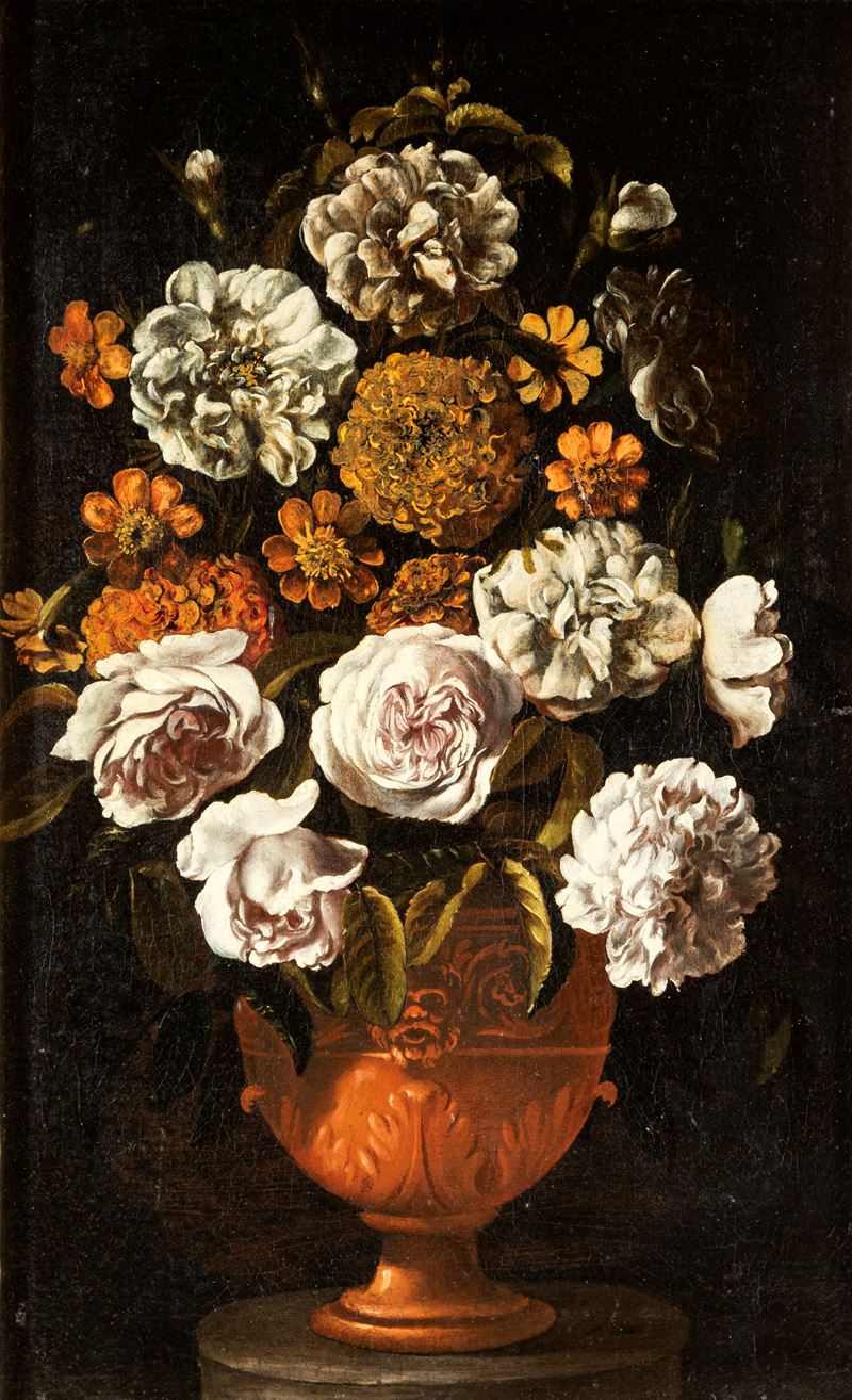 Natura morta con vaso di fiori