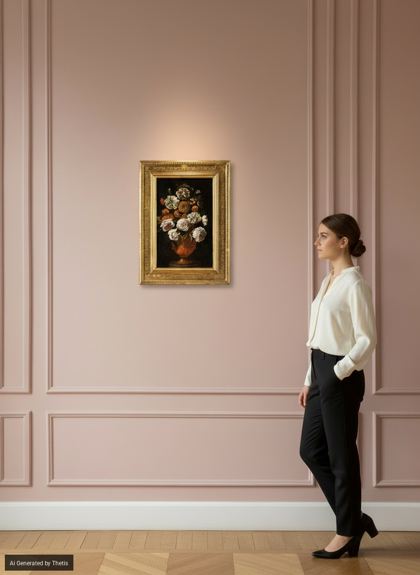 Natura morta con vaso di fiori