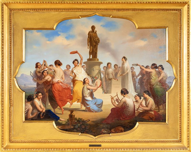 Andrea Marchisio - Vertumno Sacrum - Allegoria della fertilità, olio su tela
