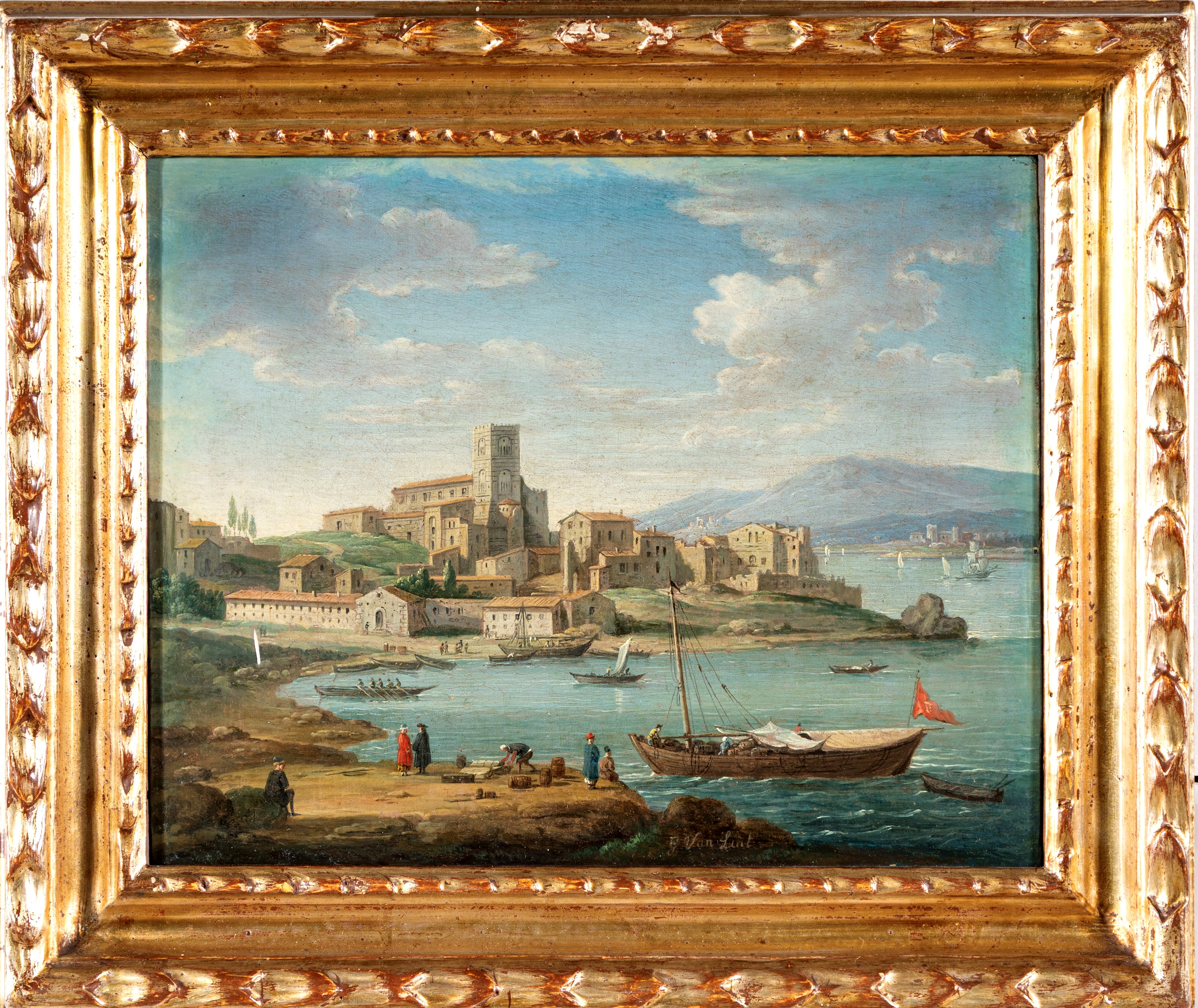 Coppia di vedute costiere