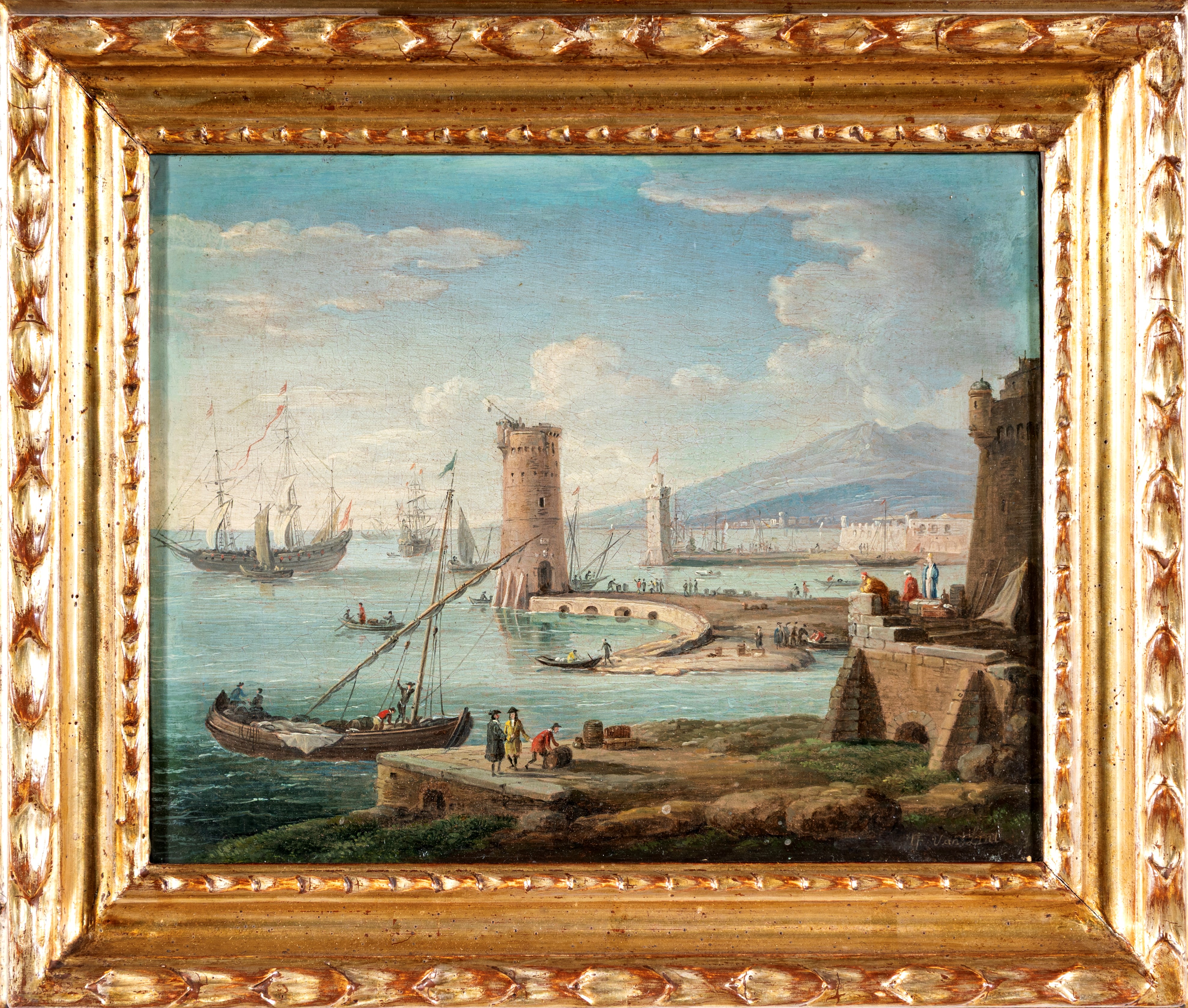 Coppia di vedute costiere