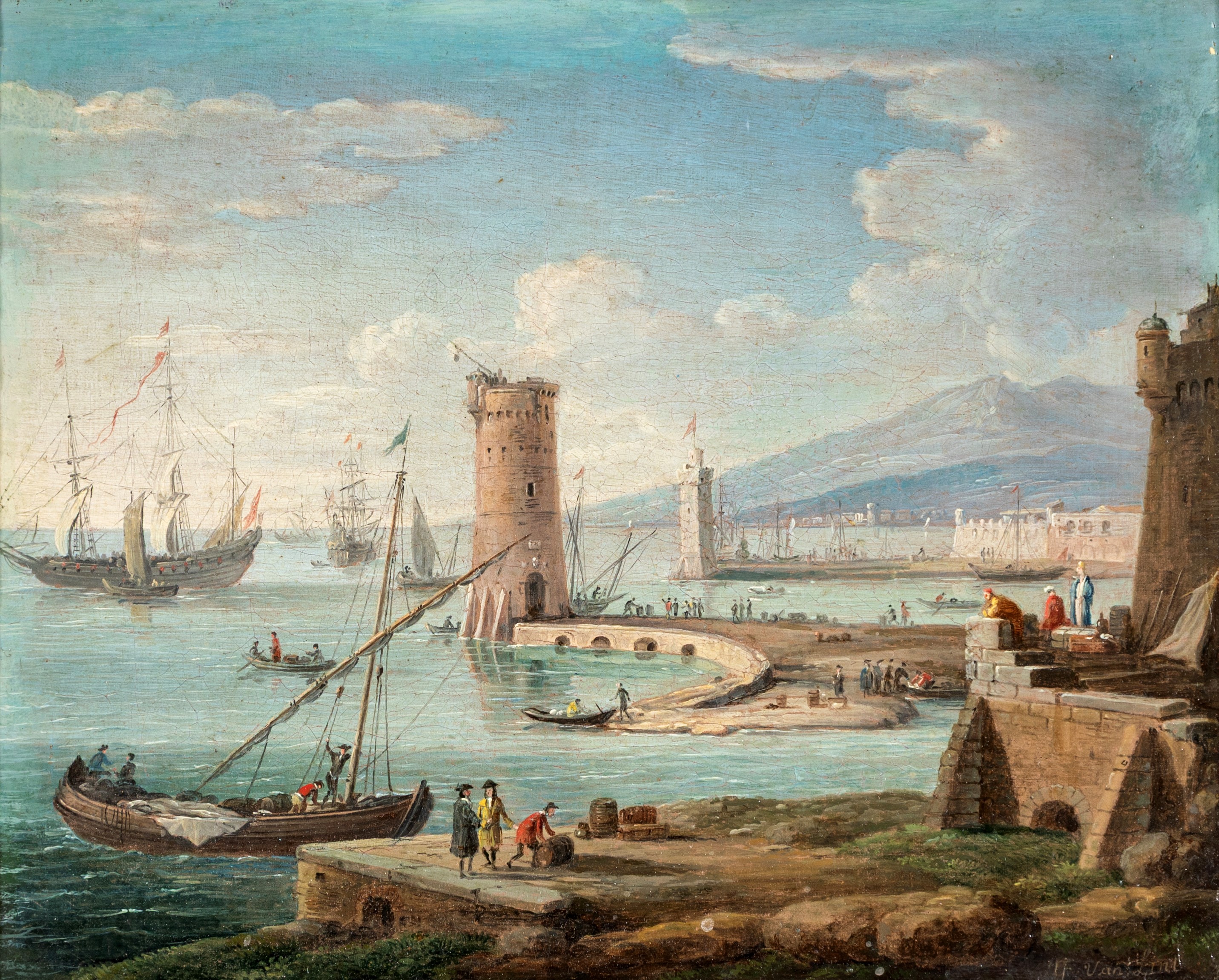 Coppia di vedute costiere