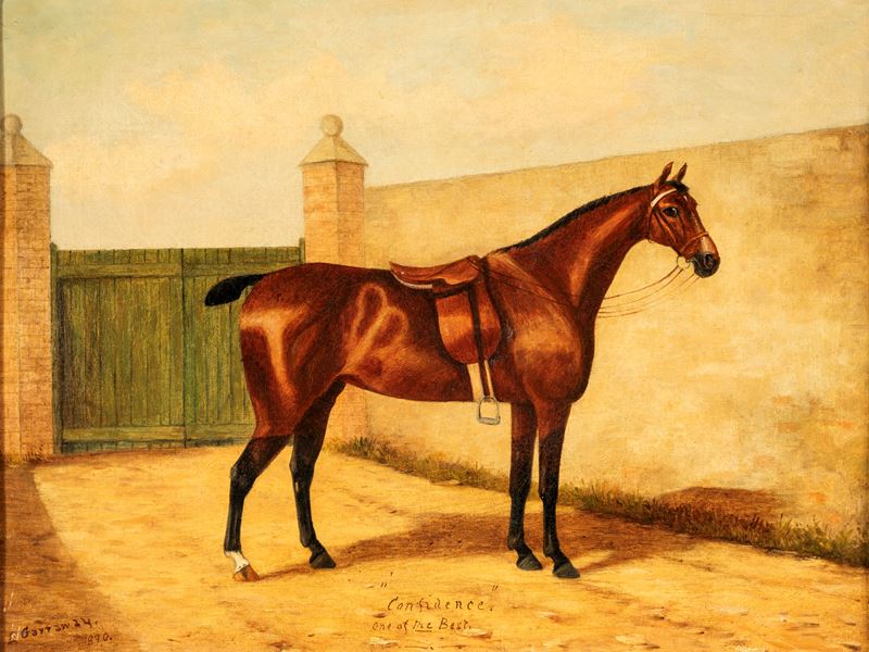 Edward Garraway - Confidence, one of the Best, olio su tela, 1890