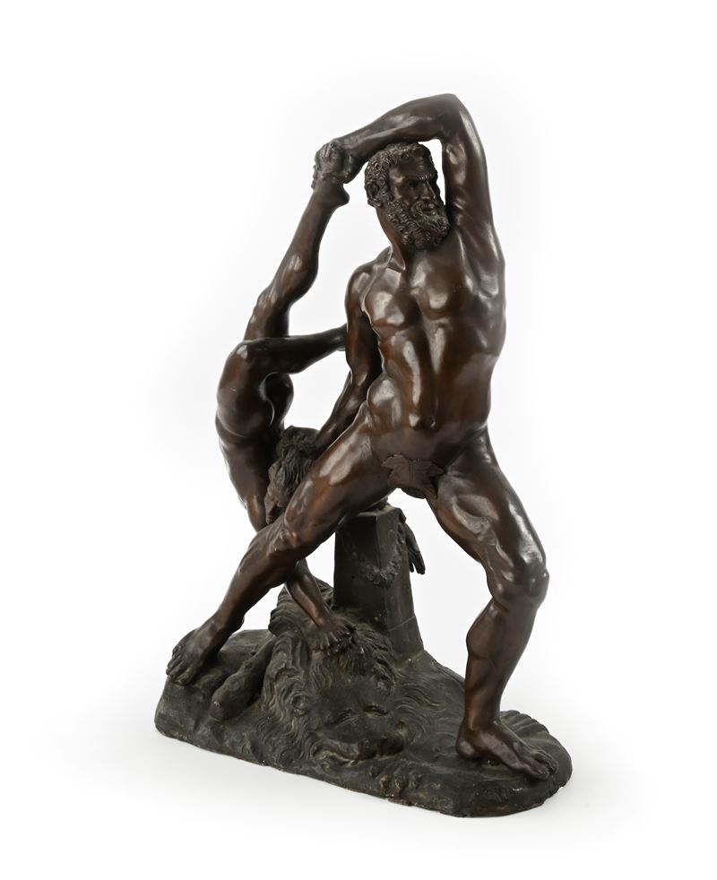Tommaso Campaiola - Ercole e Lica, bronzo