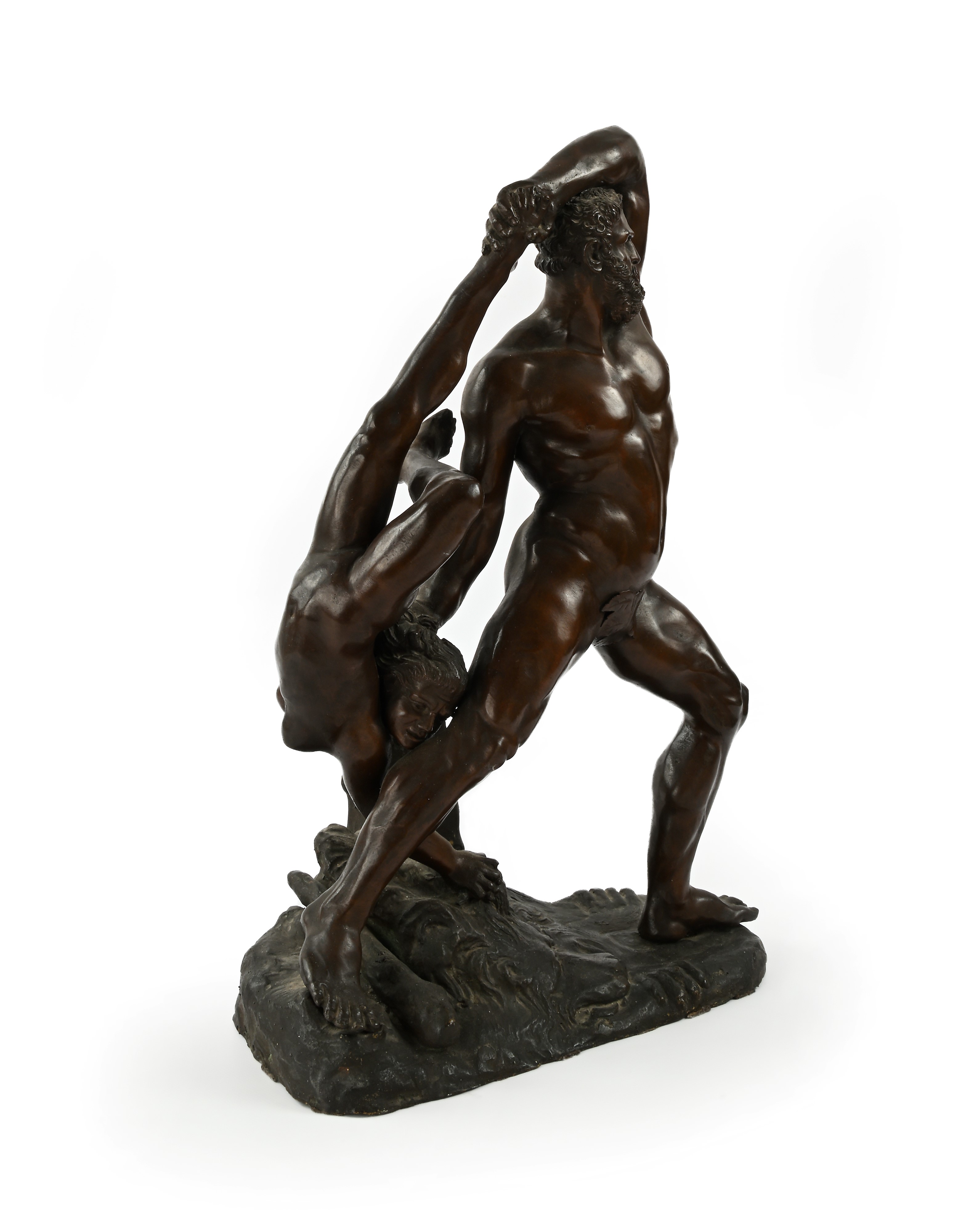 Tommaso Campaiola - Ercole e Lica, bronzo