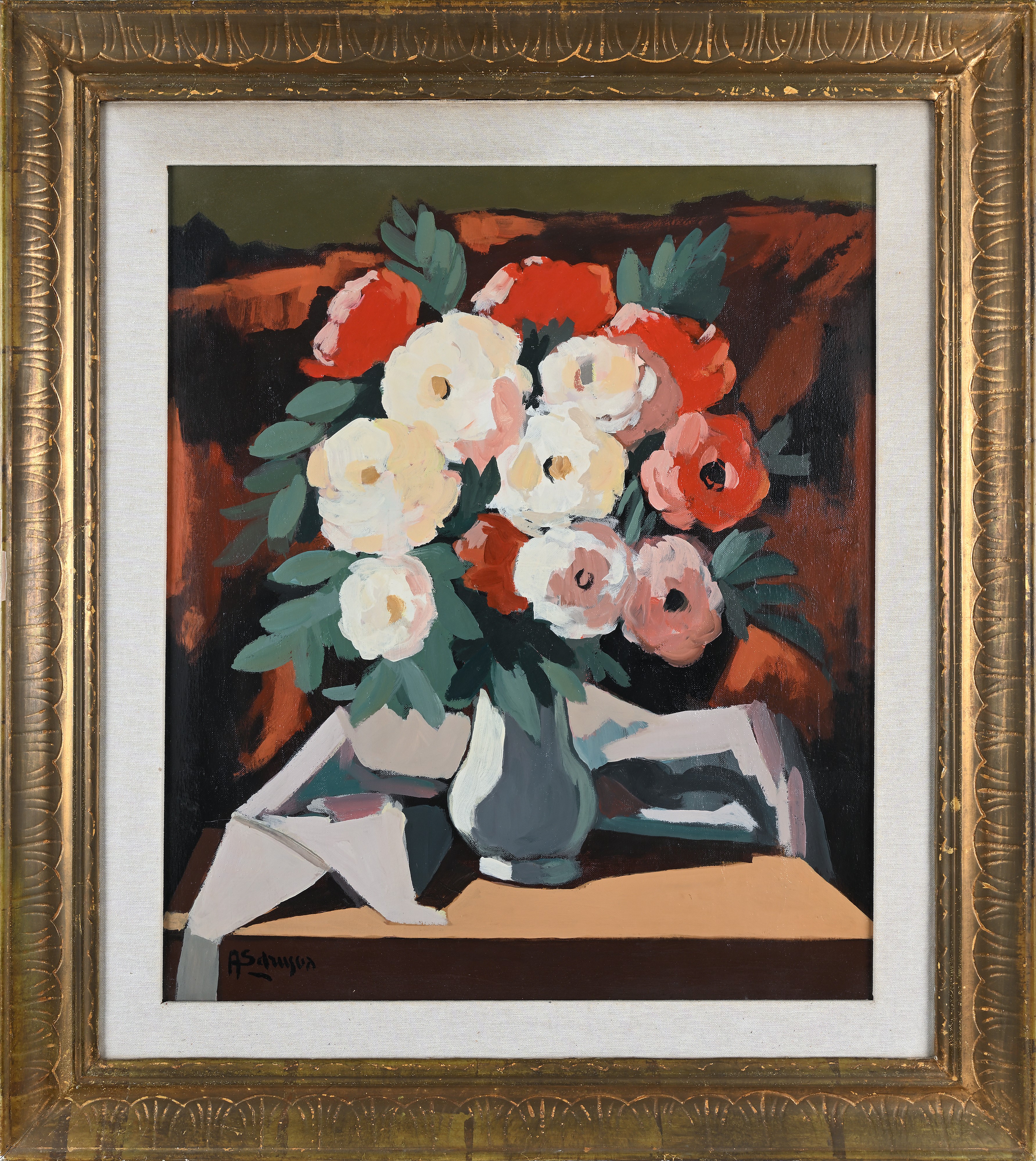 Achille Sdruscia - Vaso di fiori