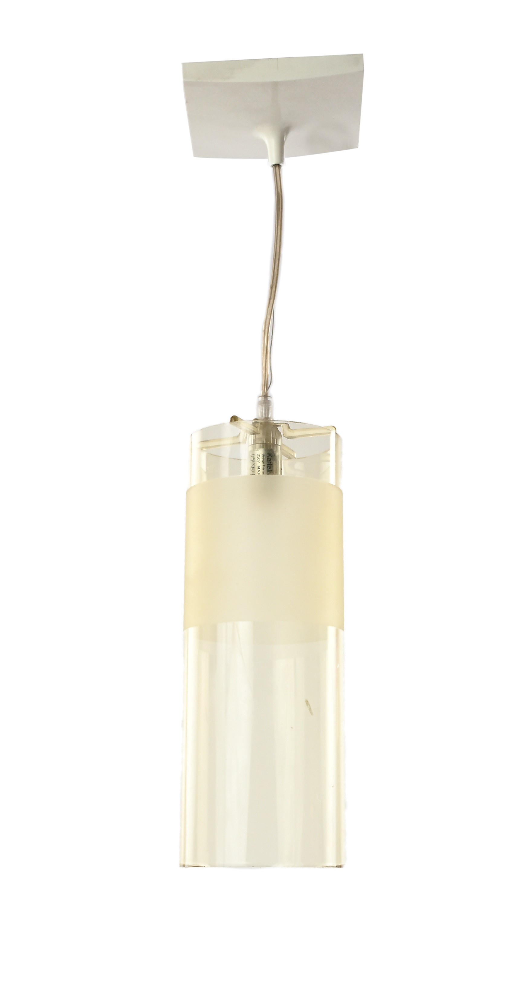 Lotto di due lampade a sospensione modello Easy prod. Kartell