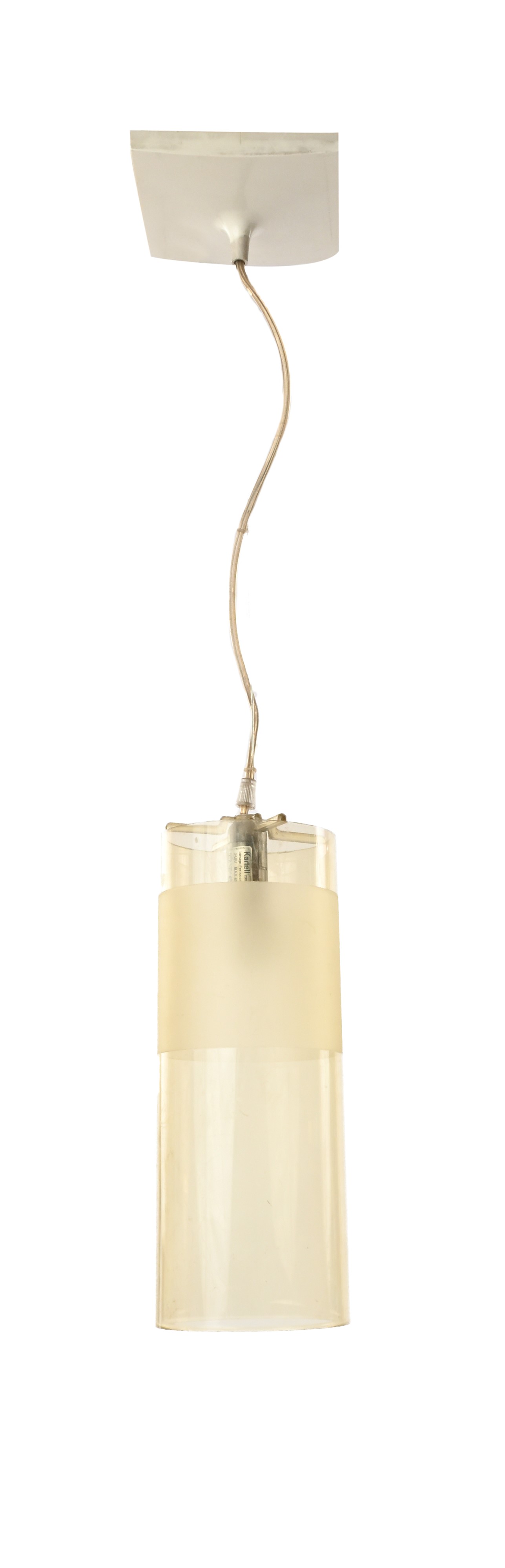 Lotto di due lampade a sospensione modello Easy prod. Kartell