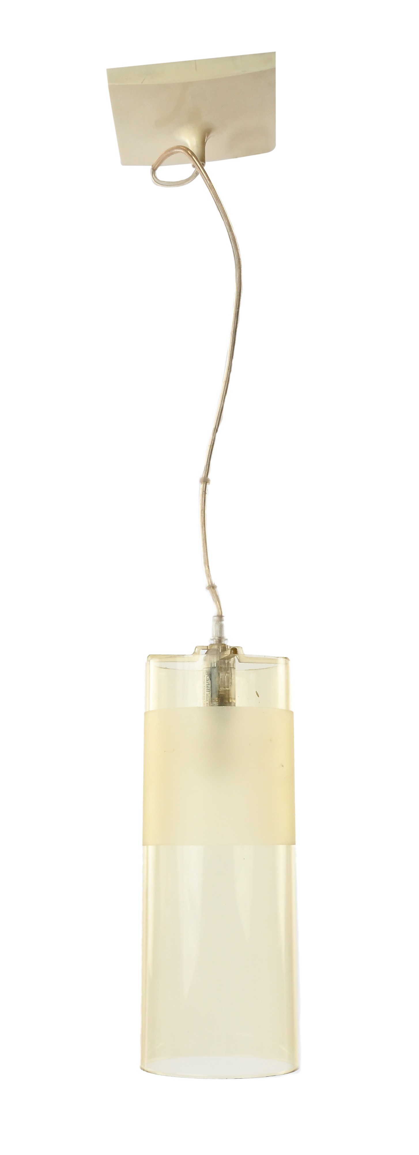 Lotto di due lampade a sospensione modello Easy prod. Kartell