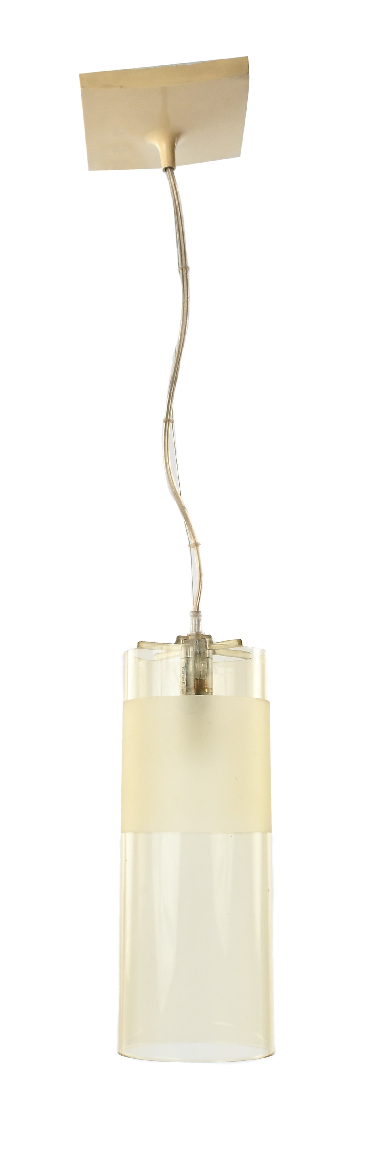 Lotto di due lampade a sospensione modello Easy prod. Kartell