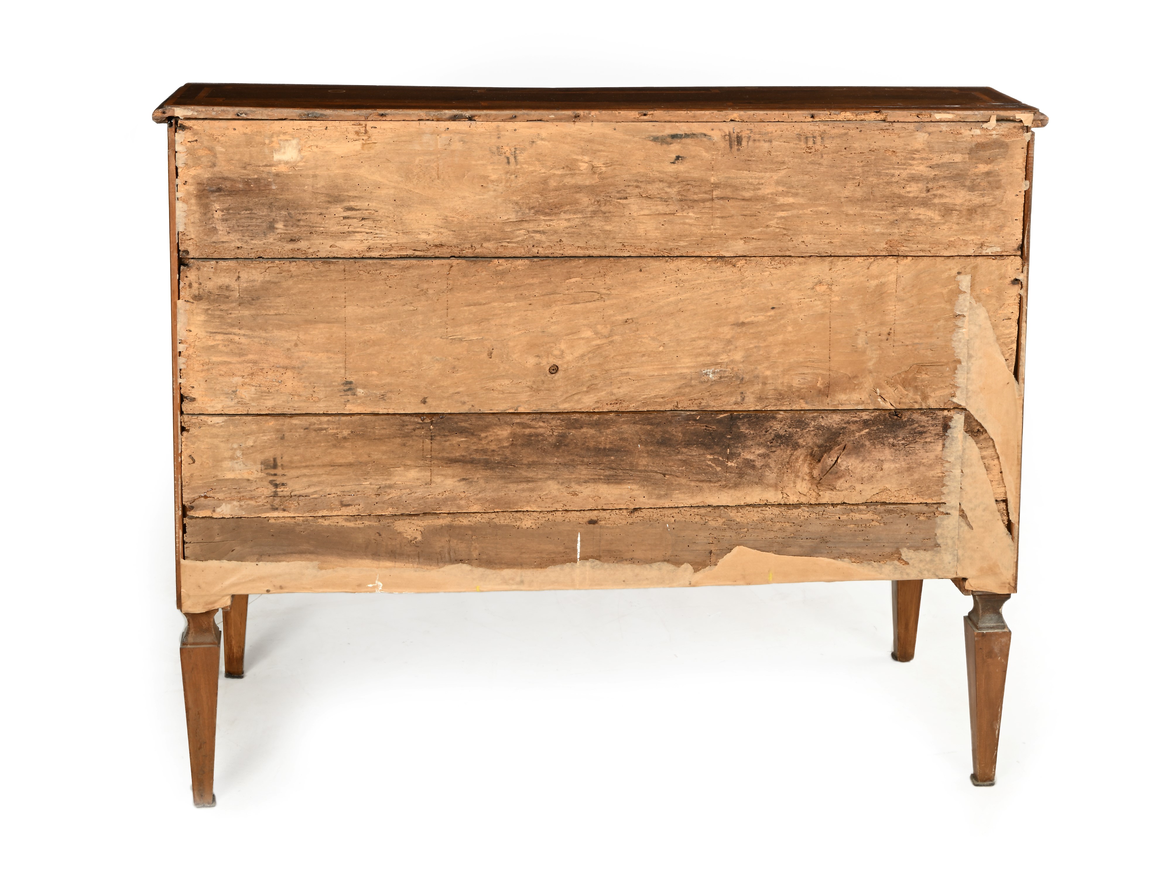 Ribaltina in ciliegio con intarsio, cm 93x113x46