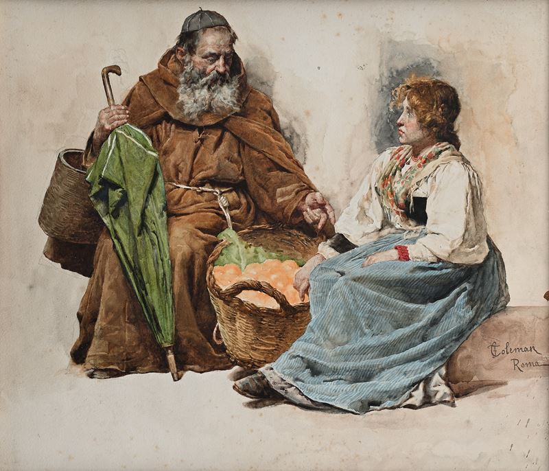 Francesco Coleman - Frate con popolana