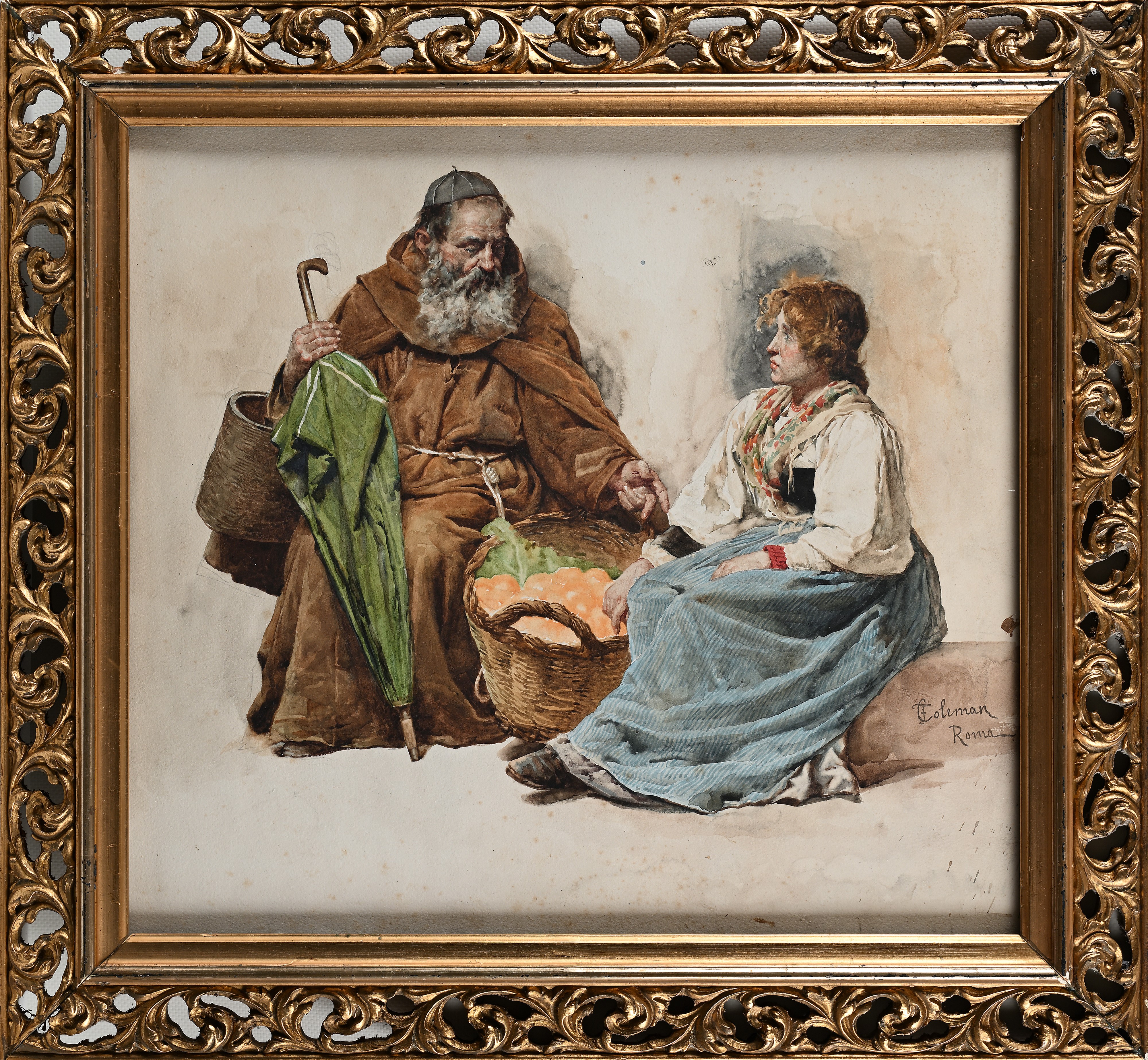 Francesco Coleman - Frate con popolana