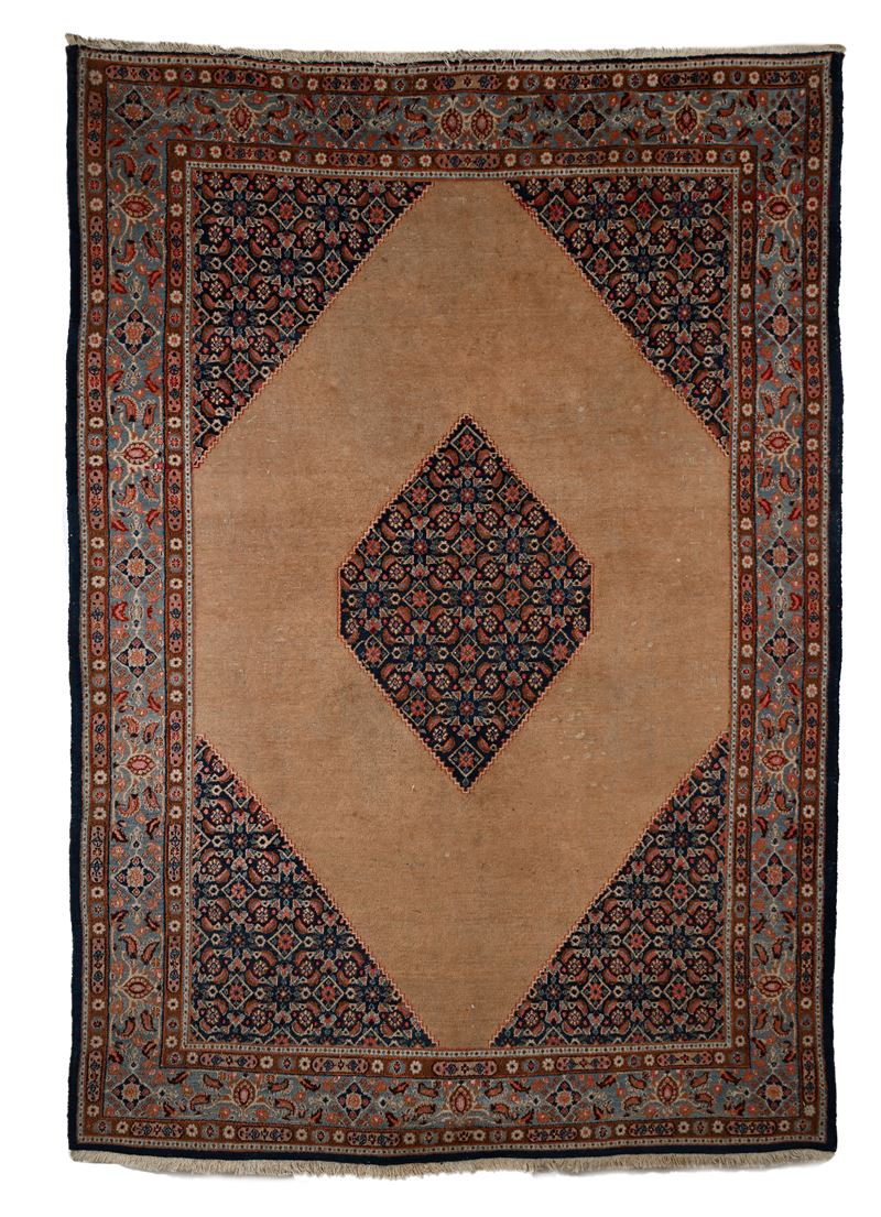 Tappeto persiano Tabriz a medaglione, Persia, inizi XX secolo