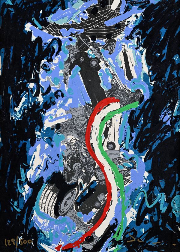 Mario Schifano - L'automobile