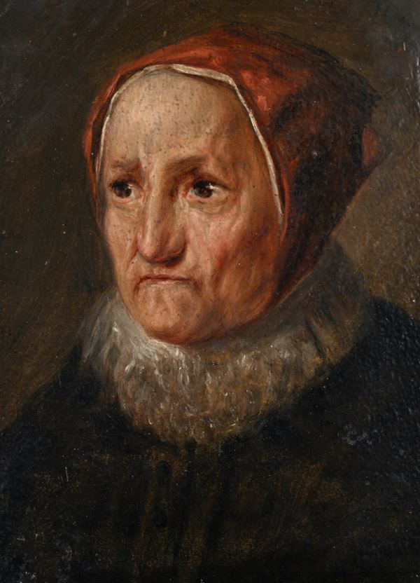 Ritratto di anziana - allegoria