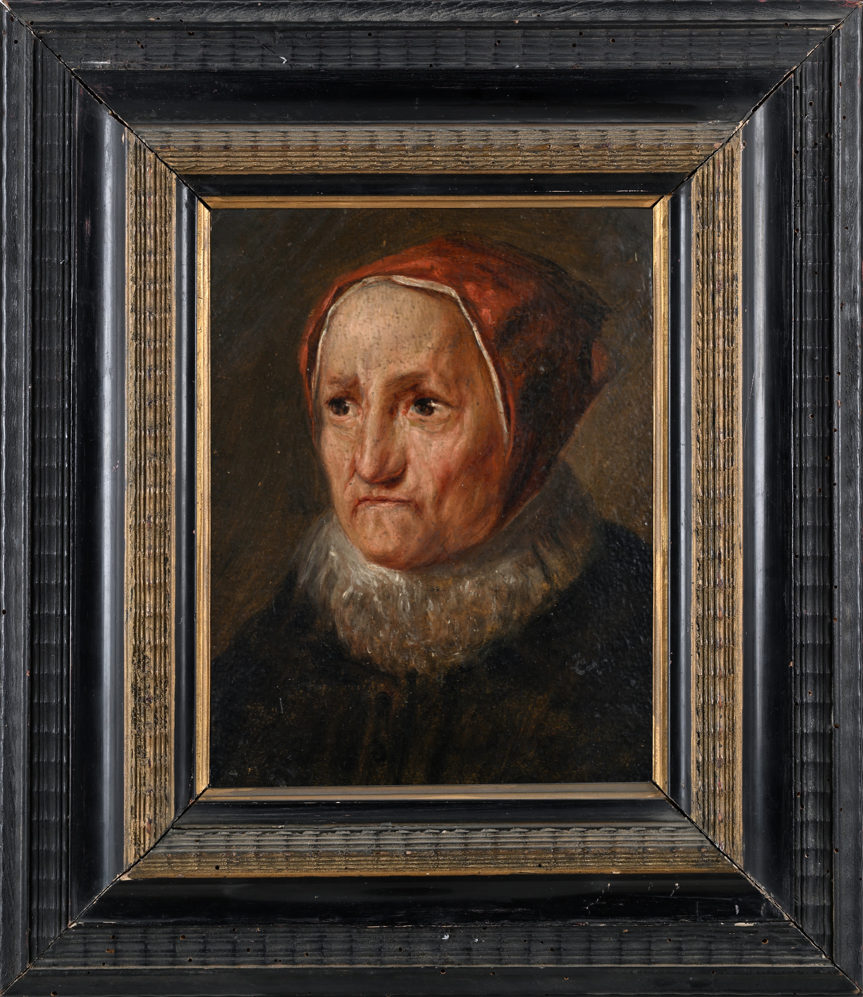 Ritratto di anziana - allegoria