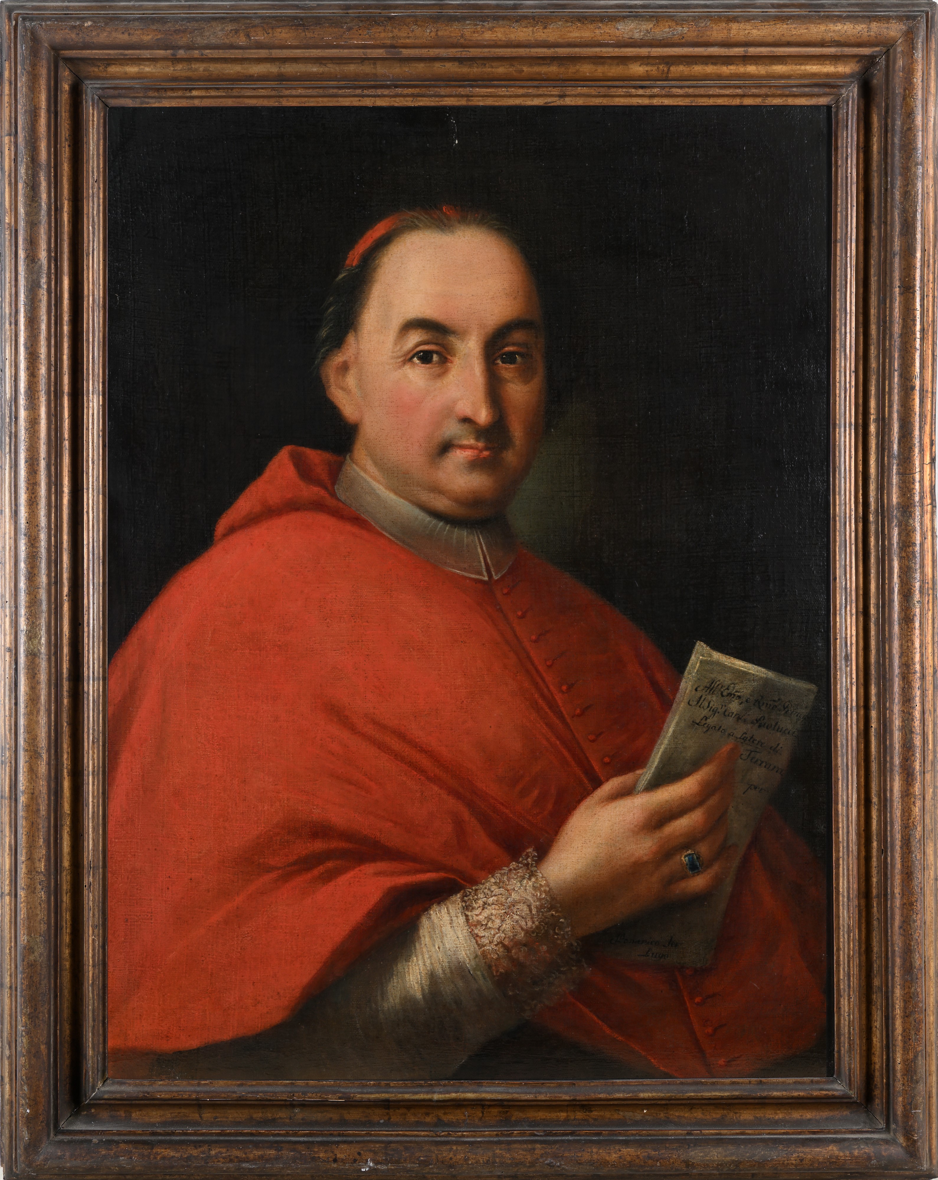 Ritratto di Cardinale con lettera