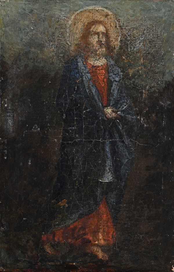 Piccolo bozzetto raffigurante Cristo