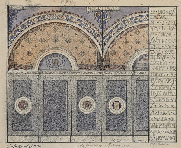 Cella Funeraria in Fusignano - Studio di vetrata