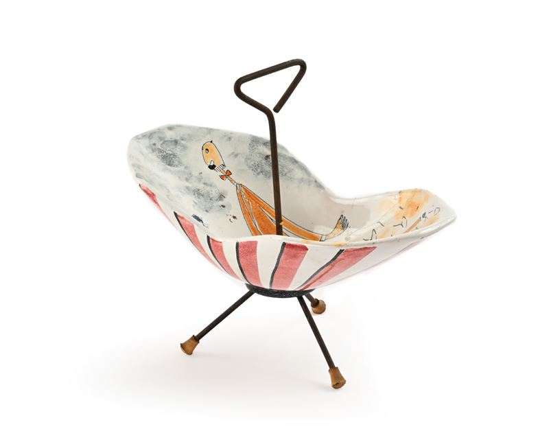 Porta bon bon in ceramica