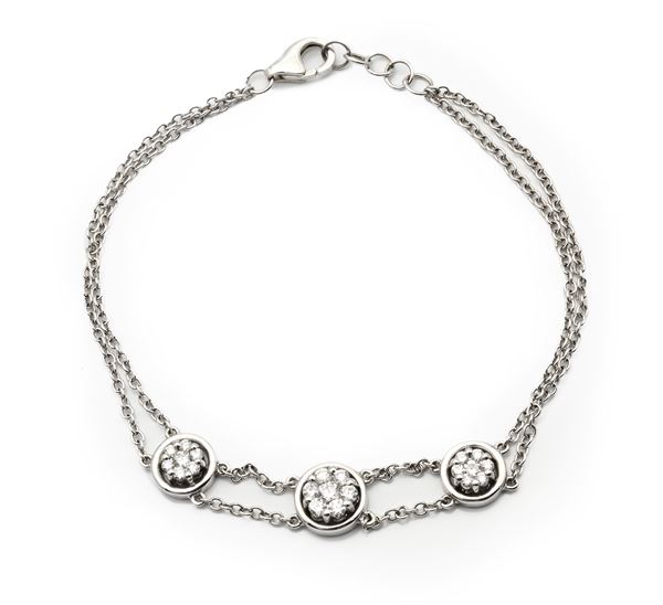 Bracciale in oro e brillanti