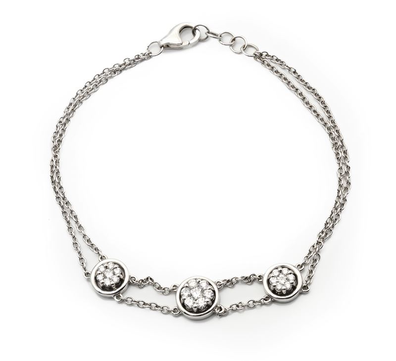 Bracciale in oro e brillanti