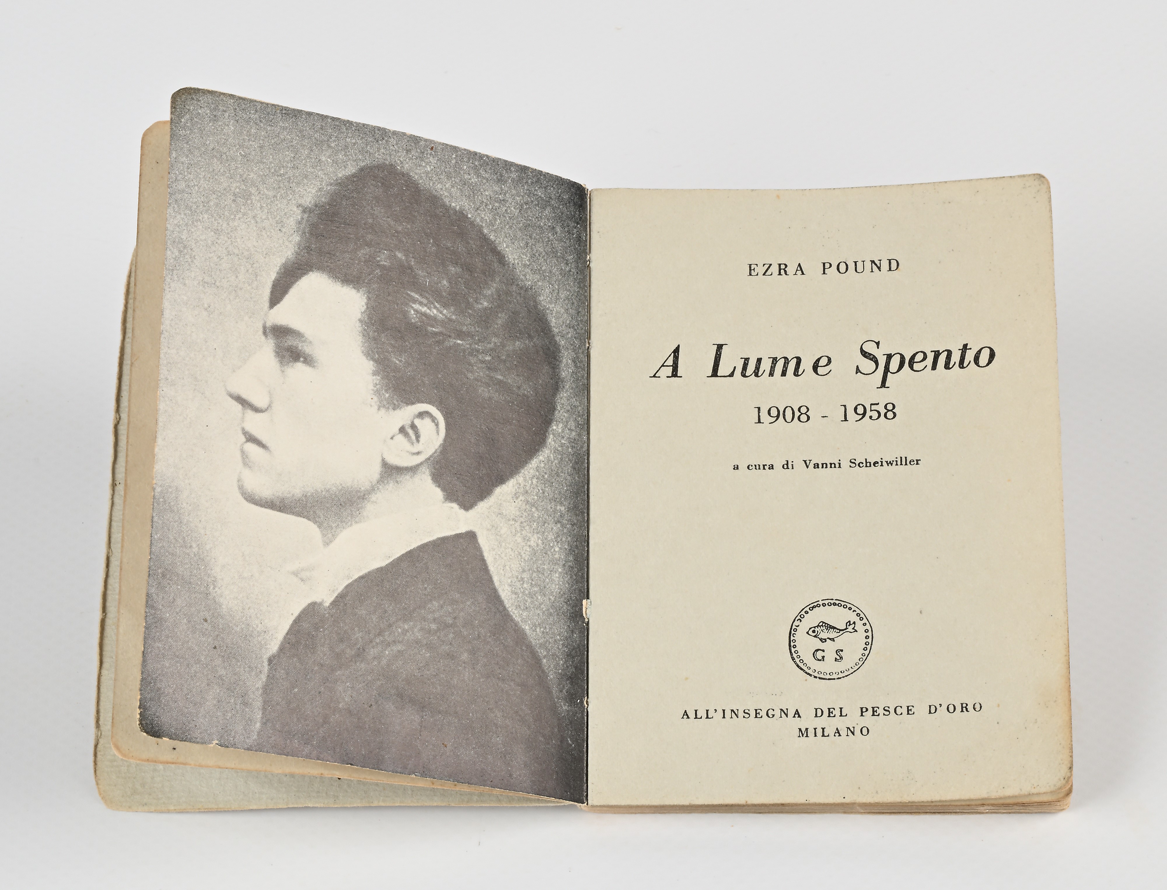 Ezra Pound - A lume spento 1908-1958. Edizione a cura di Vanni Scheiwiller in 2.000 copie numerat...