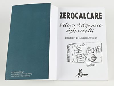 Zerocalcare, L'elenco telefonico degli accolli - Edizione con disegno vignetta autografato