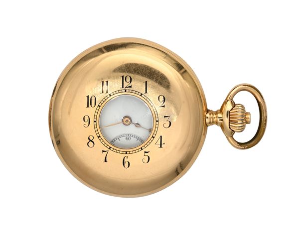 Cyrus, orologio da tasca in oro occhio di bue