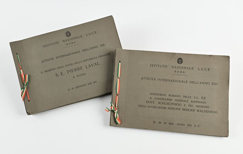 Istituto Nazionale Luce, 2 Album fotografici su attività internazionale (1934-1935)