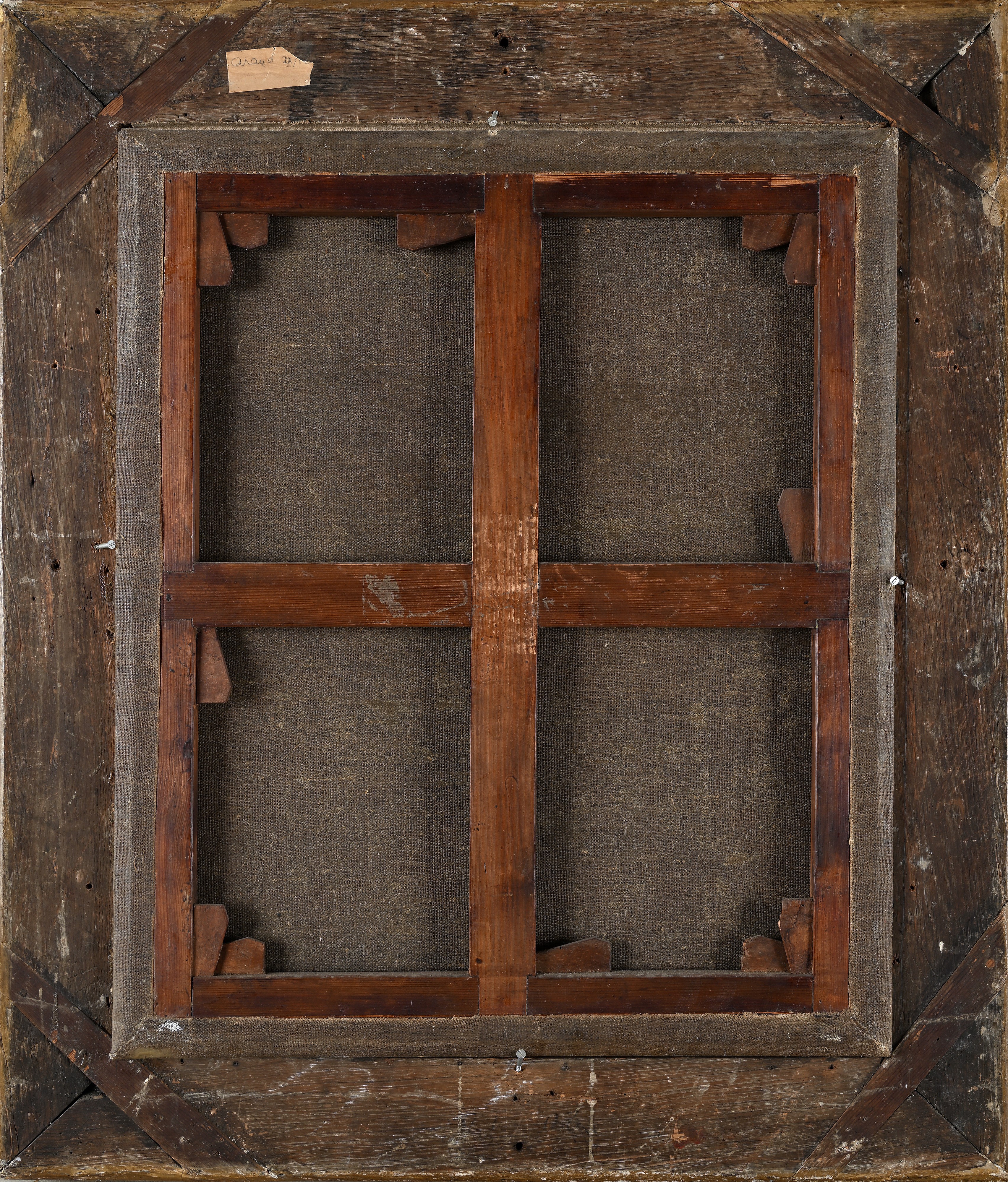 Scuola Fiorentina del XVIII Secolo - Ritratto di gentiluomo nei panni di Arlecchino, olio su tela...