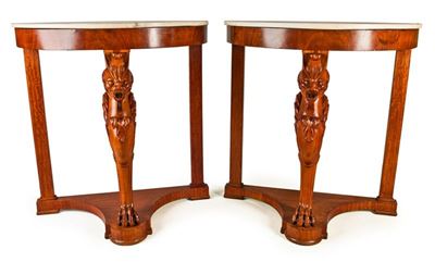 Coppia di Console a Demilune