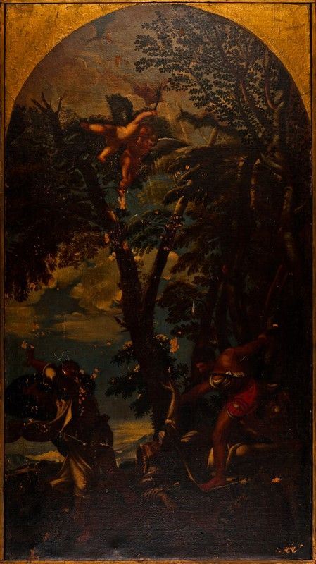 Scuola Italiana del XVII Secolo - Martirio di S.pietro da Verona