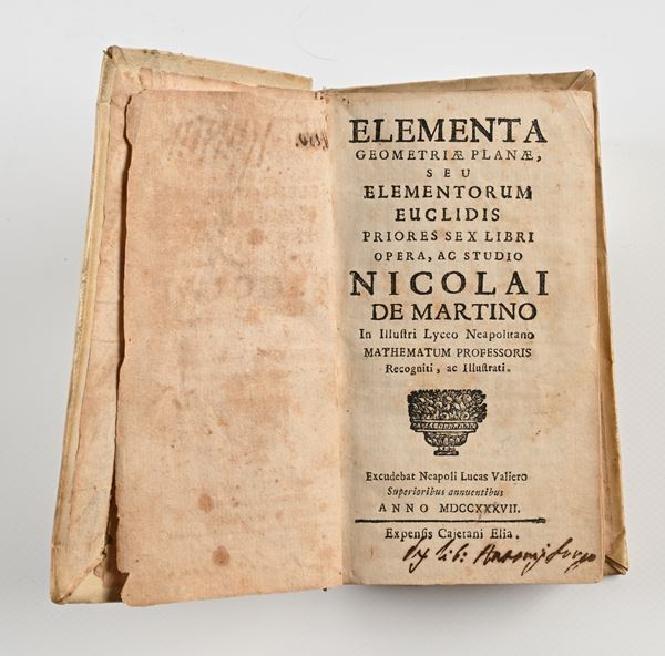 Nicola De Martino - Elementa Geometriae Planae seu elementorum euclidis priores sex libri