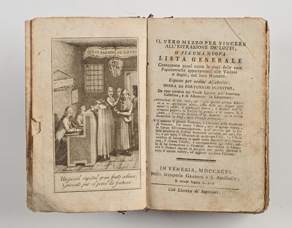 Fortunato Indovino - Il Vero mezzo per vincere all'Estrazione de' Lotti, o sia una nuova lista generale Parte Prima - Parte Seconda