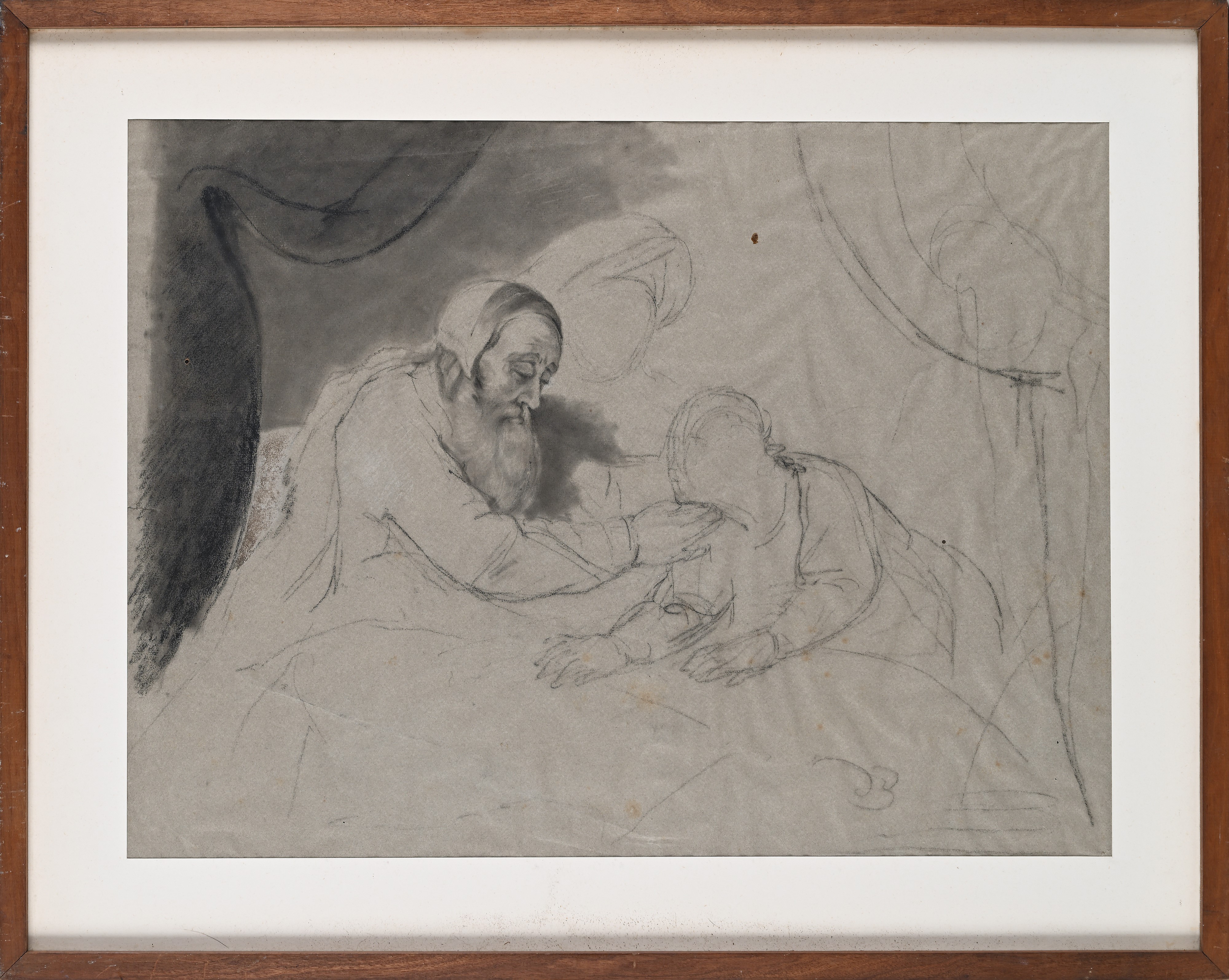 Recto: Studio per Napoleone - Verso: Isacco benedice Giacobbe