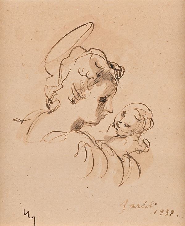 Amerigo Bartoli Natinguerra - Madonna con bambino