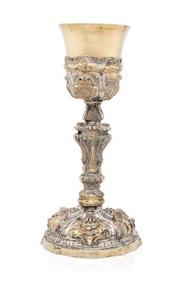 Calice liturgico in argento, seconda metà del XVIII secolo
