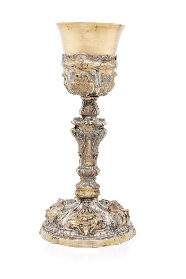 Calice liturgico in argento, seconda metà del XVIII secolo