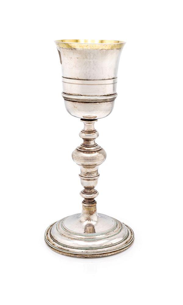 Calice liturgico settecentesco in argento