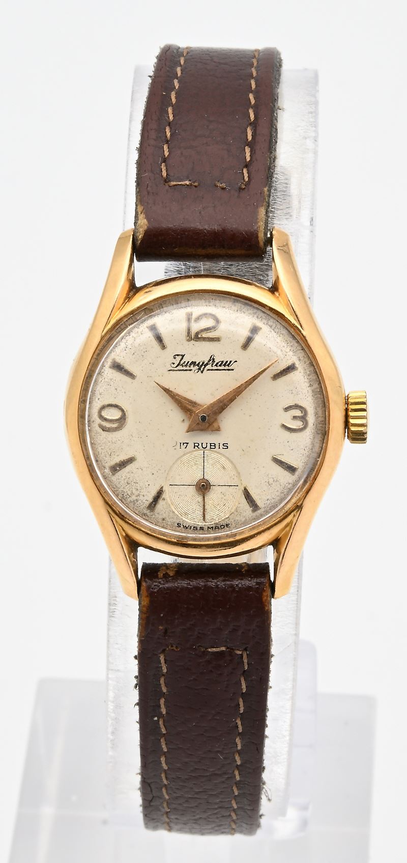 Jungfrau (Cal. Eta 980) - Orologio da polso a carica meccanica da donna in oro giallo 750/000