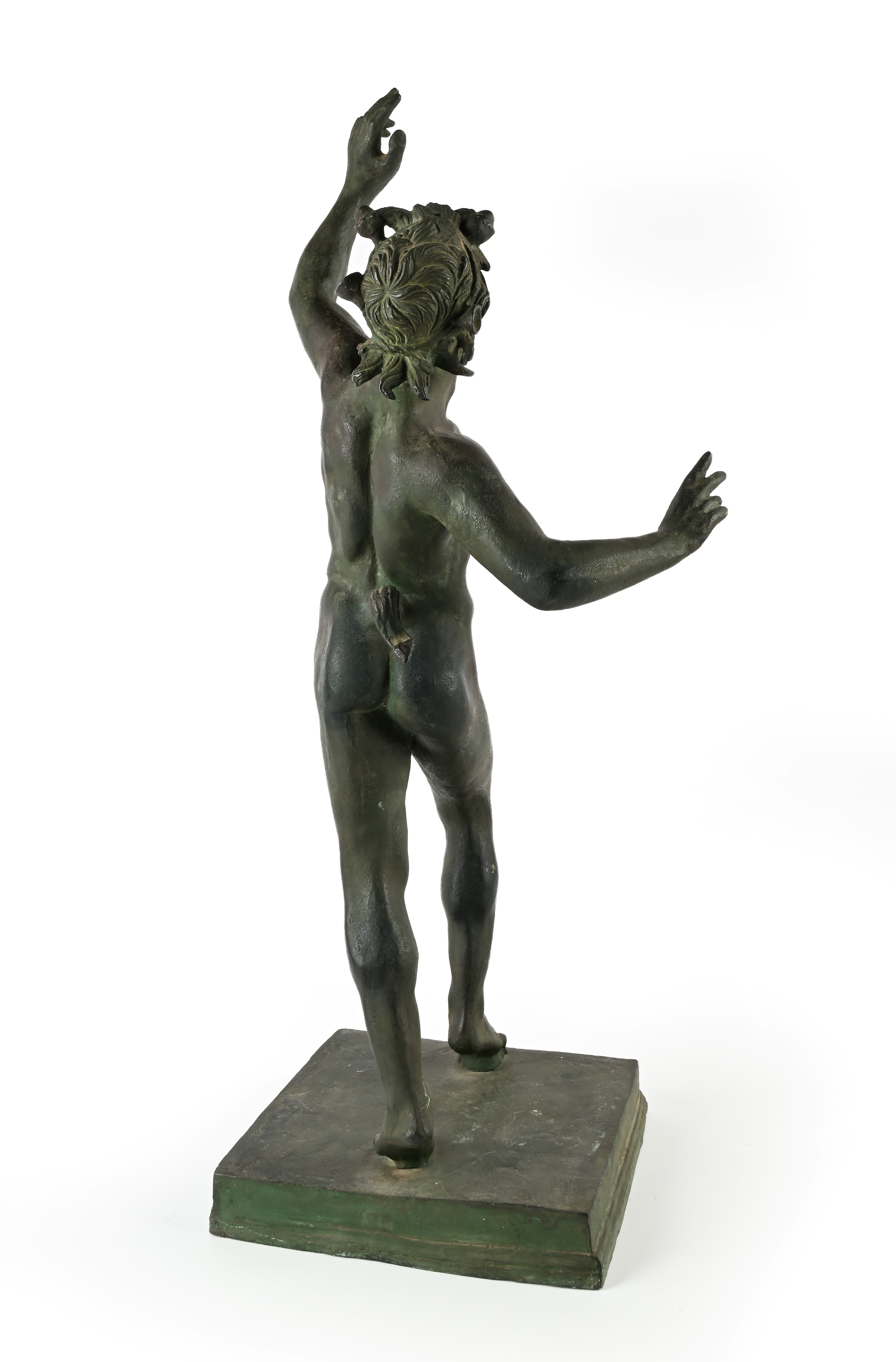 Fauno danzante, bronzo patinato, inizi XX secolo