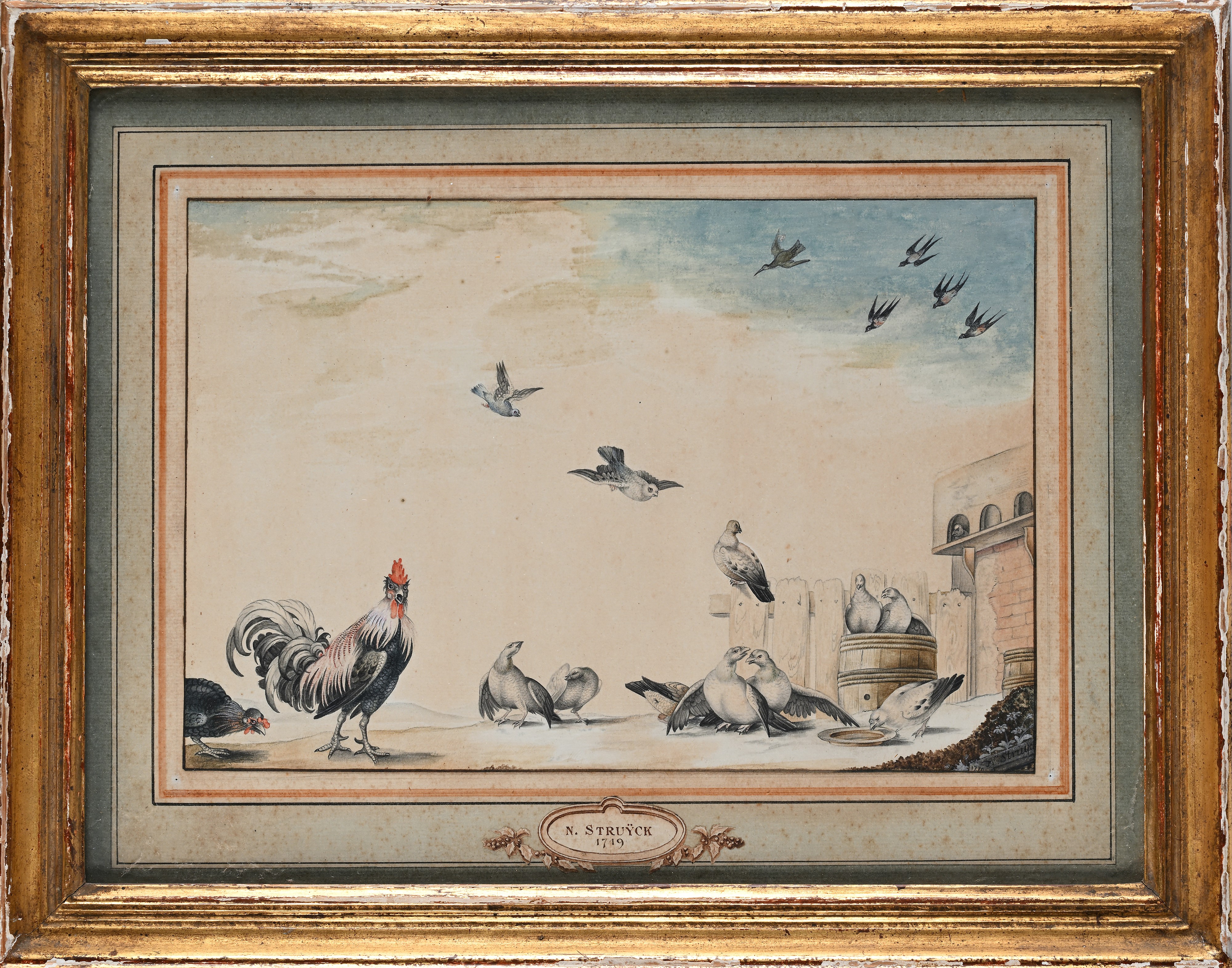 Nicolaas Struyk - Nicolaas Struyck, Veduta di animali da cortile