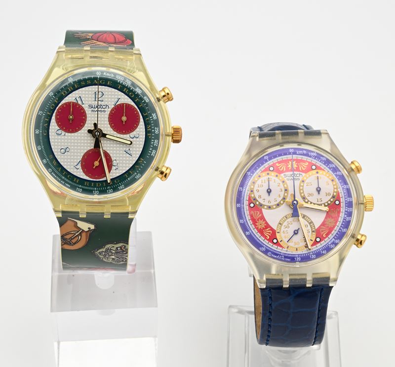 2 Swatch Chrono Plastica