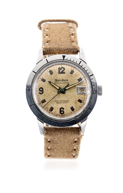Bulova, Orologio da polso automatico in acciaio anni ’70