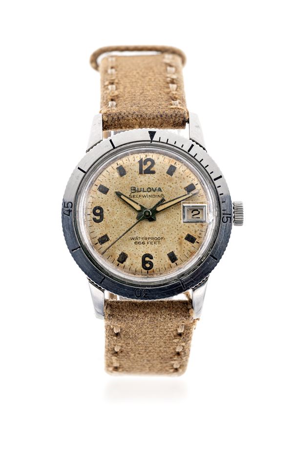 Bulova selfwinding in acciaio.  (Anni '70)  - Auction Important Wristwatches and Pocket Watches - Casa d'Aste Arcadia