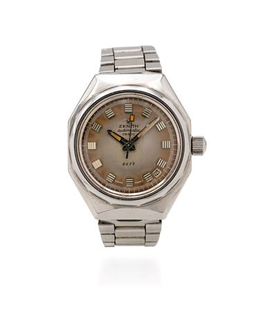 Zenith, Defy, orologio automatico in acciaio anni '70, Ref. 28800
