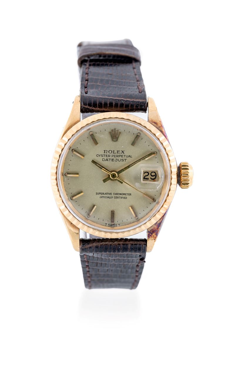 Rolex date- just in oro