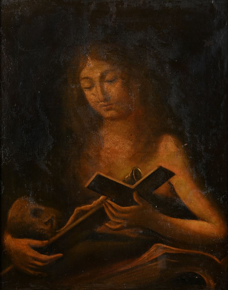 Figura di Santo con Crocifisso (Maria Maddalena?)